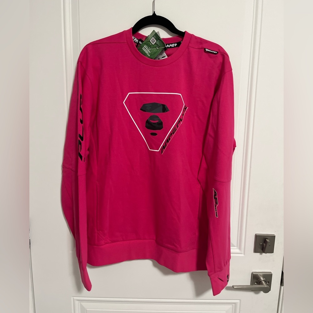 NWT - AAPE+ by A Bathing Ape (BAPE) Moonface Sweatshirt - Men L/Women XL